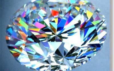 closeup shot of a shining diamond